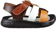 Buty dla dziewczynek - Sandały dziecięce letnie chłopcy dziewczynki sztuczna skóra buty dziecięce Atlanta brązowy rozmiar 32 - miniaturka - grafika 1