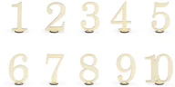 Sylwester - Drewniane numery na stół - 10 szt. - miniaturka - grafika 1