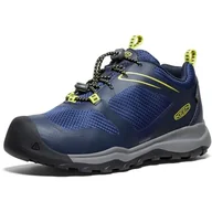 Buty dla dziewczynek - KEEN Wanduro Low Waterproof, Trampki dziecięce, Niebo Kapitan Evening Primrose, 29 EU - miniaturka - grafika 1