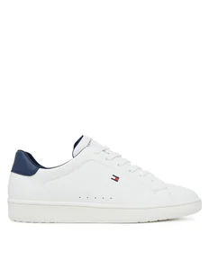 Tommy Hilfiger Sneakersy Low Cut Lace-Up T3X9-34073-1355X D Biały - Buty dla chłopców - miniaturka - grafika 1