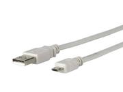 Kable USB - Kabel USB MicroConnect USB A Micro USB B 5P 1,8m USBABMICRO18G - miniaturka - grafika 1