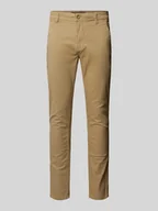 Spodnie męskie - Spodnie o kroju slim fit z wpuszczanymi kieszeniami model ‘NATAN’ - miniaturka - grafika 1