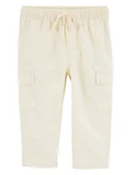Spodenki dla niemowląt - OshKosh Spodnie dresowe w kolorze kremowym - miniaturka - grafika 1