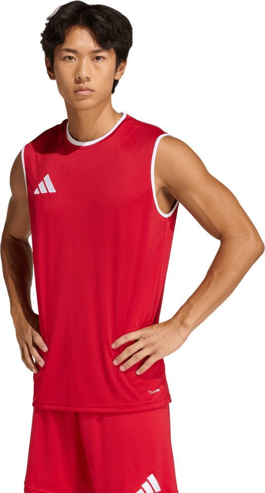 Adidas Koszulka męska adidas Entrada 26 Sleeveless Jersey czerwona KB3932 XL