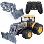 Zabawki zdalnie sterowane - Dumel Agro Traktor RC + Spychacz + Pilot Pojazd Zdalnie Sterowany - miniaturka - grafika 1