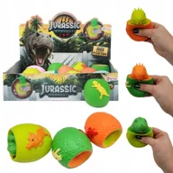 Zabawki sensoryczne - 12 sztuk DINOZAUR JAJKO antystresowy GNIOTEK WYCISKANY relaks SENSORYCZNY - miniaturka - grafika 1