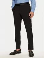 Garnitury - Boss Spodnie garniturowe H-Genius 50527962 Czarny Slim Fit - miniaturka - grafika 1