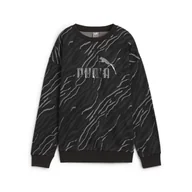 Bluzy sportowe damskie - Damska bluza z grafiką ESS+ ANIMAL PUMA Black - miniaturka - grafika 1