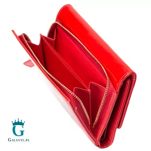 Lakierowany portfel damski Valentini Like a Diamond 154L-P62 - Portfele - miniaturka - grafika 4