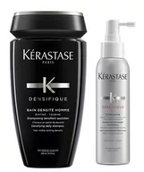 Zestawy kosmetyków męskich - Kerastase, męski zestaw: szampon, kąpiel zagęszczająca + spray pobudzający wzrost, 250ml+125ml - miniaturka - grafika 1