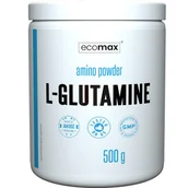 Aminokwasy - L-Glutamine Ecomax 500 g - miniaturka - grafika 1