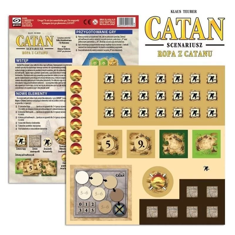 GALAKTA Catan: Ropa z Catanu