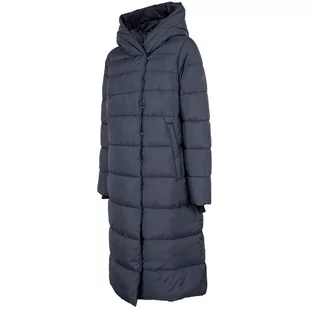 4F, Płaszcz zimowy damski, Granat, H4Z22-KUDP015, rozmiar S - Płaszcze damskie - miniaturka - grafika 1