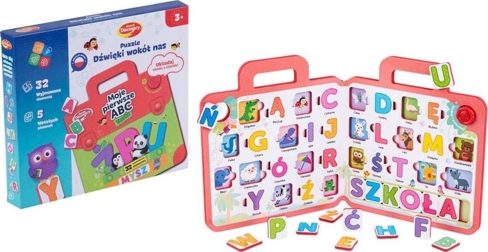 Puzzle Dźwięki wokół nas - Moje Pierwsze ABC