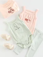 Komplety dla niemowląt - Reserved - Body Minnie Mouse 2 pack - pastelowy róż - miniaturka - grafika 1