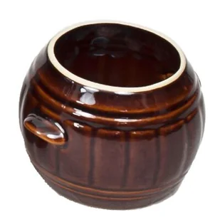 Beczka mała 1 l brązowa - Inne naczynia kuchenne - miniaturka - grafika 1