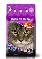 Żwirek dla kotów - Miluś Lawenda Żwir Zbrylający Bentonitowy 5L - miniaturka - grafika 1