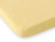 Prześcieradła dla dzieci - Prześcieradło frotte 140x70cm- żółte - miniaturka - grafika 1