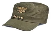 Odzież taktyczna i umundurowanie - Czapka MIL-TEC Cap "NAVY SEALS" Olive  - miniaturka - grafika 1