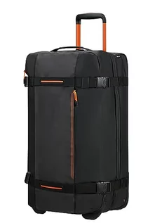 Torby podróżne - American Tourister Urban Track, torba podróżna M z 2 rolkami, 68 cm, 84 l, czarna (czarny/pomarańczowy), czarny (czarny/pomarańczowy), M (68 cm - 84 L), torby podróżne - grafika 1