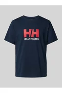 Koszulki męskie - T-shirt z nadrukiem z logo - Helly Hansen - miniaturka - grafika 1