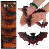 Halloween - Tg66289 Nietoperze Dekoracja Halloween Nietoperz 4Szt - miniaturka - grafika 1
