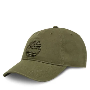 Czapka z daszkiem Timberland TB0A61UJ Zielony - Czapki damskie - miniaturka - grafika 1