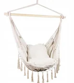 Fotele ogrodowe wiszące - Fotel Wiszący Krzesło Brazylijskie Huśtawka Hamak - miniaturka - grafika 1