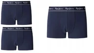 Majtki męskie - PEPE JEANS GRANATOWE BOKSERKI BAWEŁNIANE Z LOGO MIEJSKIE 3 PACK L KWA - miniaturka - grafika 1