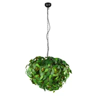 Lampy sufitowe - Lampa wisząca do jadalni Leavy R10464015 RL Light liście zielona czarna - miniaturka - grafika 1