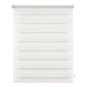 Rolety - Roleta dzień/noc Adele 80 x 140 cm biała - miniaturka - grafika 1