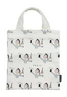 Torebki damskie - Barbapapa Paryż płócienna i plażowa torba na zakupy, 26 cm, biała - miniaturka - grafika 1