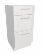 Szafki kuchenne - Szafka Dolna Alto 3 Szuflady 40X82 Cm Mdf Biały Połysk - miniaturka - grafika 1