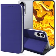 Etui i futerały do telefonów - ETUI Z KLAPKĄ DO SAMSUNG GALAXY S25 EDGE GRANATOWE MAGNETYCZNE ZAMYKANE - miniaturka - grafika 1