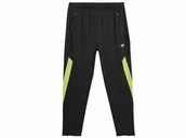 Spodnie męskie - Spodnie męskie 4F głęboka czerń - miniaturka - grafika 1