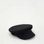 Czapki dla dzieci - Reserved - Kaszkiet z ozdobną klamrą - Czarny - miniaturka - grafika 1