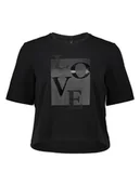 Koszulki i topy damskie - ONLY Koszulka w kolorze czarnym - miniaturka - grafika 1