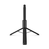 Selfie stick - PULUZ PU497B 1,22 m/48 cali niewidoczny statyw do selfie statyw wysuwany statyw ze śrubą 1/4 cala do Insta360 X4/X3/X2 vlog streaming na żywo nagrywanie wideo selfie - miniaturka - grafika 1