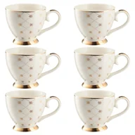 Filiżanki - Zestaw kubków porcelanowych jumbo 450 ml 6 sztuk FABIOLA - miniaturka - grafika 1
