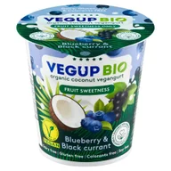 Produkty wegańskie i wegetariańskie - VEGUP BIO (desery kokosowe) PRODUKT KOKOSOWY JAGODA - CZARNA PORZECZKA BEZGLUTENOWY BIO 140 g - VEGUP BIO BP-5901104004404 - miniaturka - grafika 1