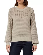 Bluzy damskie - Sisley Bluza damska, Beżowy 18J, L - miniaturka - grafika 1