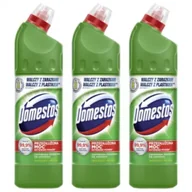 Środki do WC - Domestos Płyn do WC Pine Fresh Zestaw 3 x 750 ml - miniaturka - grafika 1