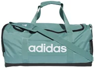 Torby sportowe - Adidas Torba sportowa Linear Duffel zielona (JX9033) - miniaturka - grafika 1
