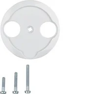 Gniazdka elektryczne - Serie 1930/Glas Płytka czołowa do gniazda antenowego 2-wyjściowego, biały Berker 103920 - miniaturka - grafika 1