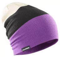 Czapki i chusty sportowe damskie - Czapka Salomon Flatspin Reversible Royal Purple - miniaturka - grafika 1