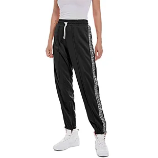 Replay Spodnie damskie W8058A w luźnym stylu, 098 czarne, L, 098 BLACK, L - Spodnie damskie - miniaturka - grafika 1