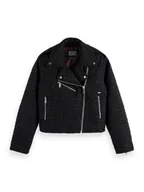 Kurtki damskie - Scotch & Soda Kurtka przejściowa w kolorze czarnym - miniaturka - grafika 1