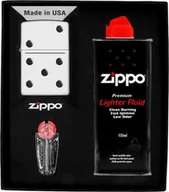 Trafika - Zestaw ZIPPO Zapalniczka DOMINOS DESIGN Prezentowy No1 - miniaturka - grafika 1