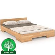 Łóżka - Łóżko drewniane bukowe Skandica Spectrum niskie 180x200 naturalny - miniaturka - grafika 1