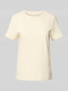 T-shirt o kroju regular fit z czystej bawełny - Koszulki i topy damskie - miniaturka - grafika 1